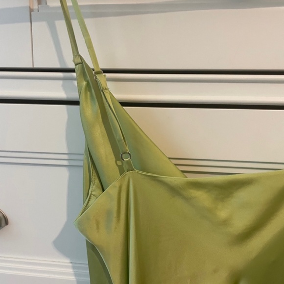 Aritzia Wilfred Only Ruched Slip Dress - Picture 9 of 10